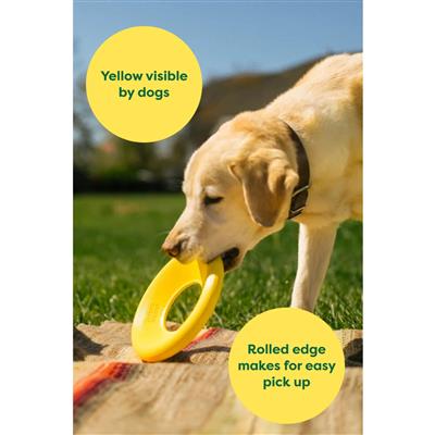 Earth Rated Dog Flyer Toy Yellow