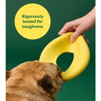 Earth Rated Dog Flyer Toy Yellow